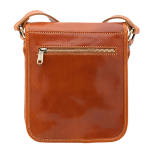 Borsa a tracolla  da uomo In Vera pelle Made in Italy 23x20x9 cm