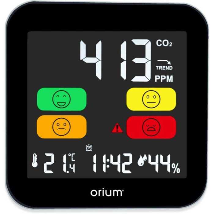 Capteur qualité de l'air ORIUM Mesureur de CO2 Quaelis 14