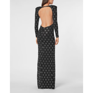 PHILIPP PLEIN Long Dress MONOGRAM