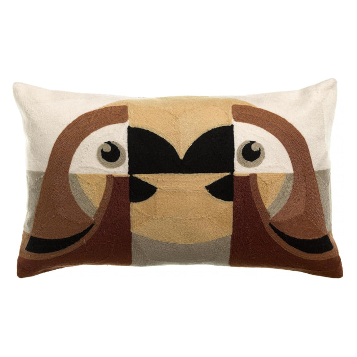 Coussin brodé Loro