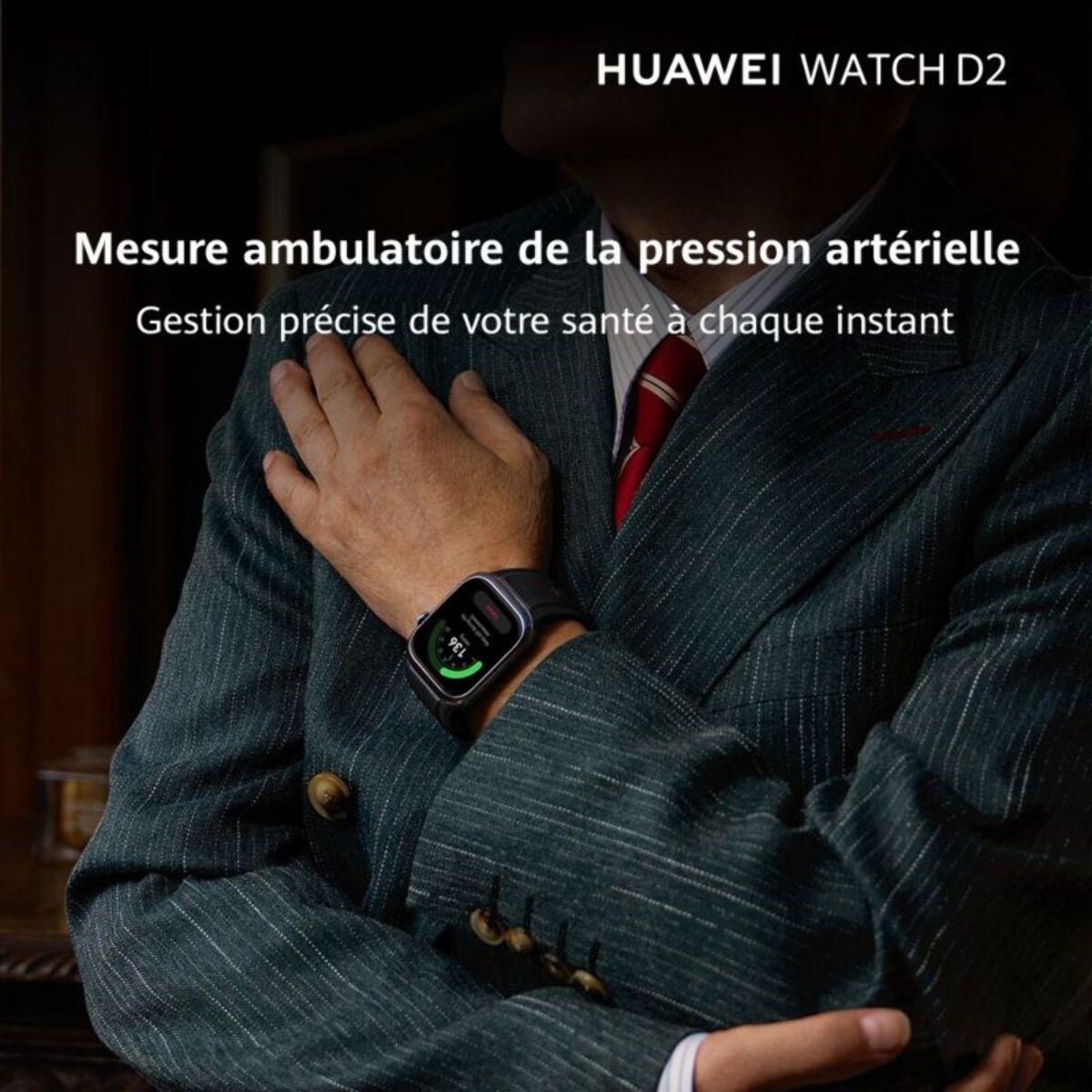 Montre connectée HUAWEI Watch D2 Cuir Blanc