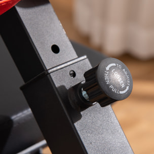 Banco de Pesas Multifuncional Banquillo de Gimnasio Completo Respaldo Inclinable en 3 Posiciones y Altura Ajustable Carga 300 kg 64x146x73,5-85 cm Negro