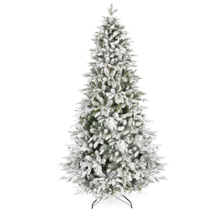 Albero Di Natale Innevato "Caucasian" - Altezza 180cm - Albero Realistico in PE + PVC - Extra Folto con 1782 Rami