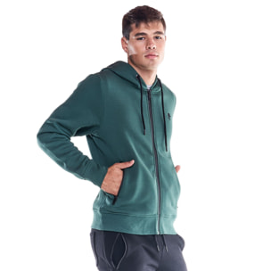 Sudadera con capucha y bolsillo grande con icono de león Soft Basic