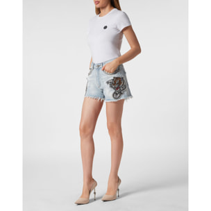 PHILIPP PLEIN Pantalones cortos vaqueros TATTOO