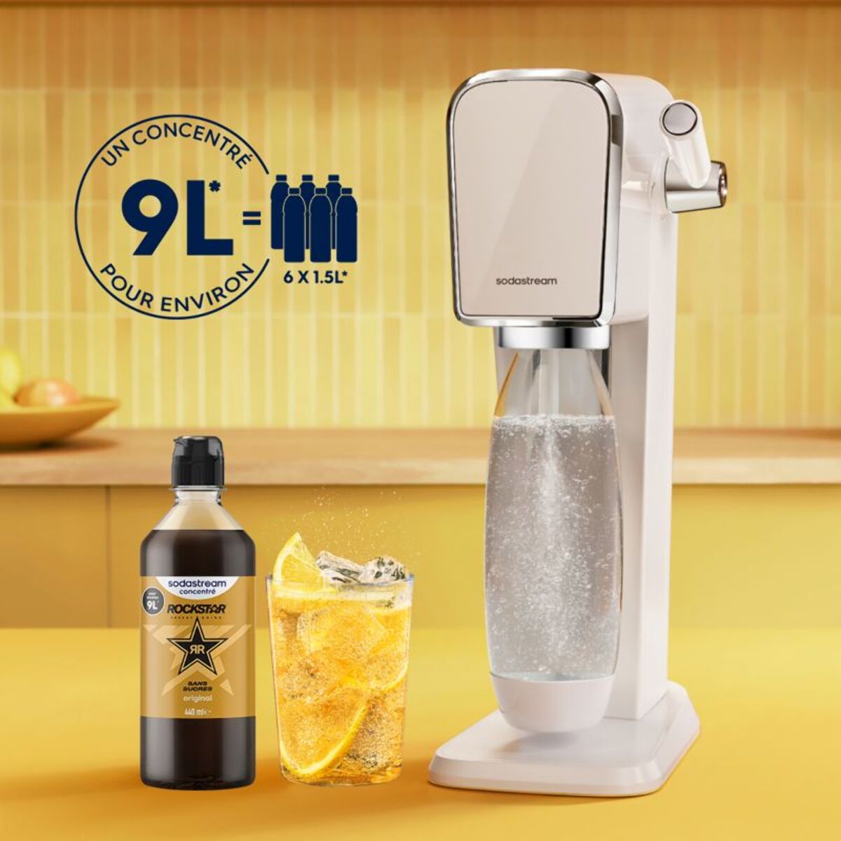 Concentré SODASTREAM ROCKSTAR ORIGINAL SANS SUCRE 440ml