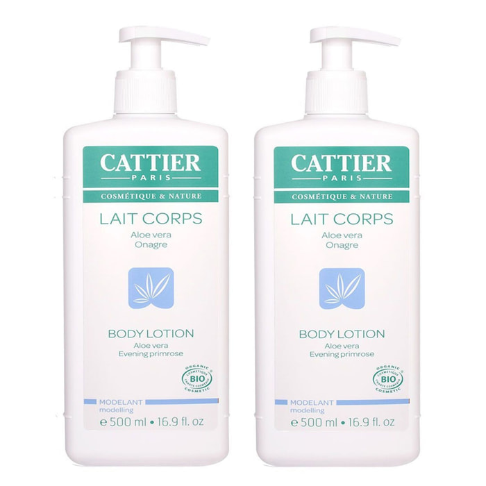 Lait Corps Modelant - Aloe Vera & Onagre 2 x 500 ml