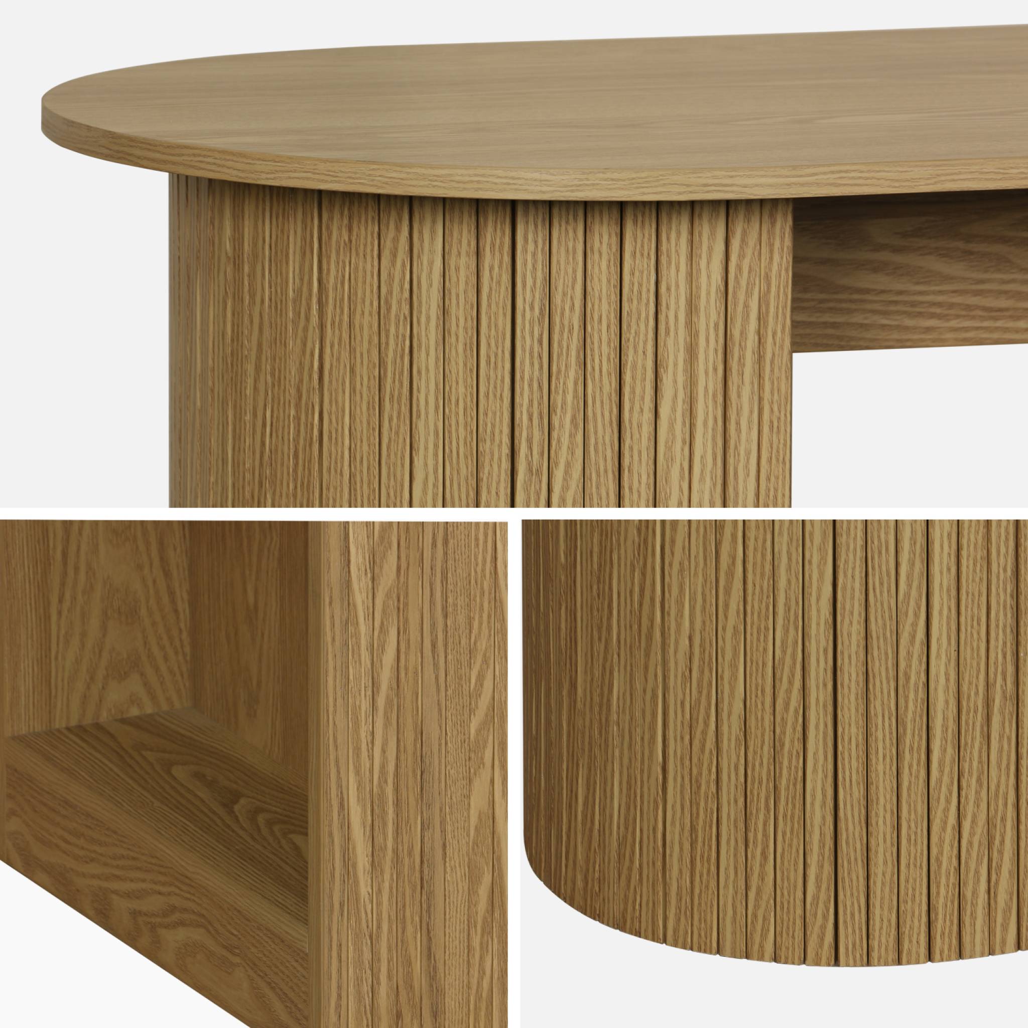 Table bar. table haute de cuisine table d'appoint décor bois avec rangements. 3 étagères. 120 x 55 x 100 cm