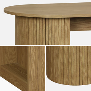 Table bar. table haute de cuisine table d'appoint décor bois avec rangements. 3 étagères. 120 x 55 x 100 cm