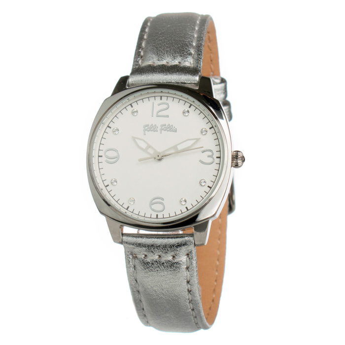 Reloj Folli Follie WF14T021SSS Mujer Analogico Cuarzo con Correa de Cuero