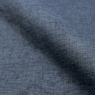 Pack 4 chaises en tissu bleu foncé et gris foncé - Cozy