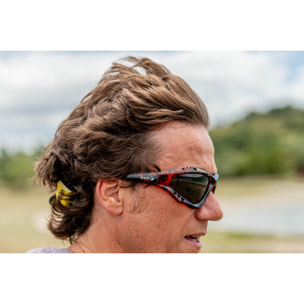 Gafas de deportes acuáticos OCEAN AUSTRALIA - Negro brillante / Ahumada