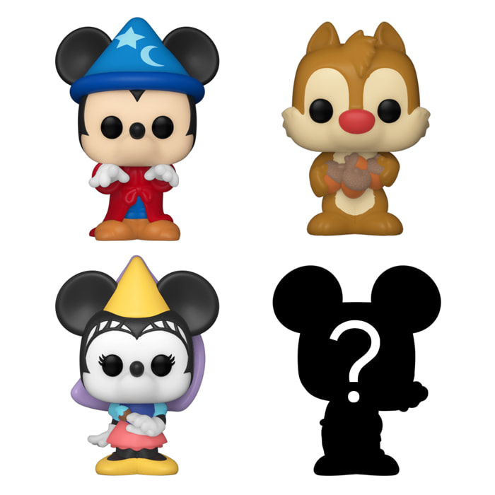 Bitty POP Disney - Mickey Mouse Fantasia Minnie e Dale e Personaggio a sorpresa Funko