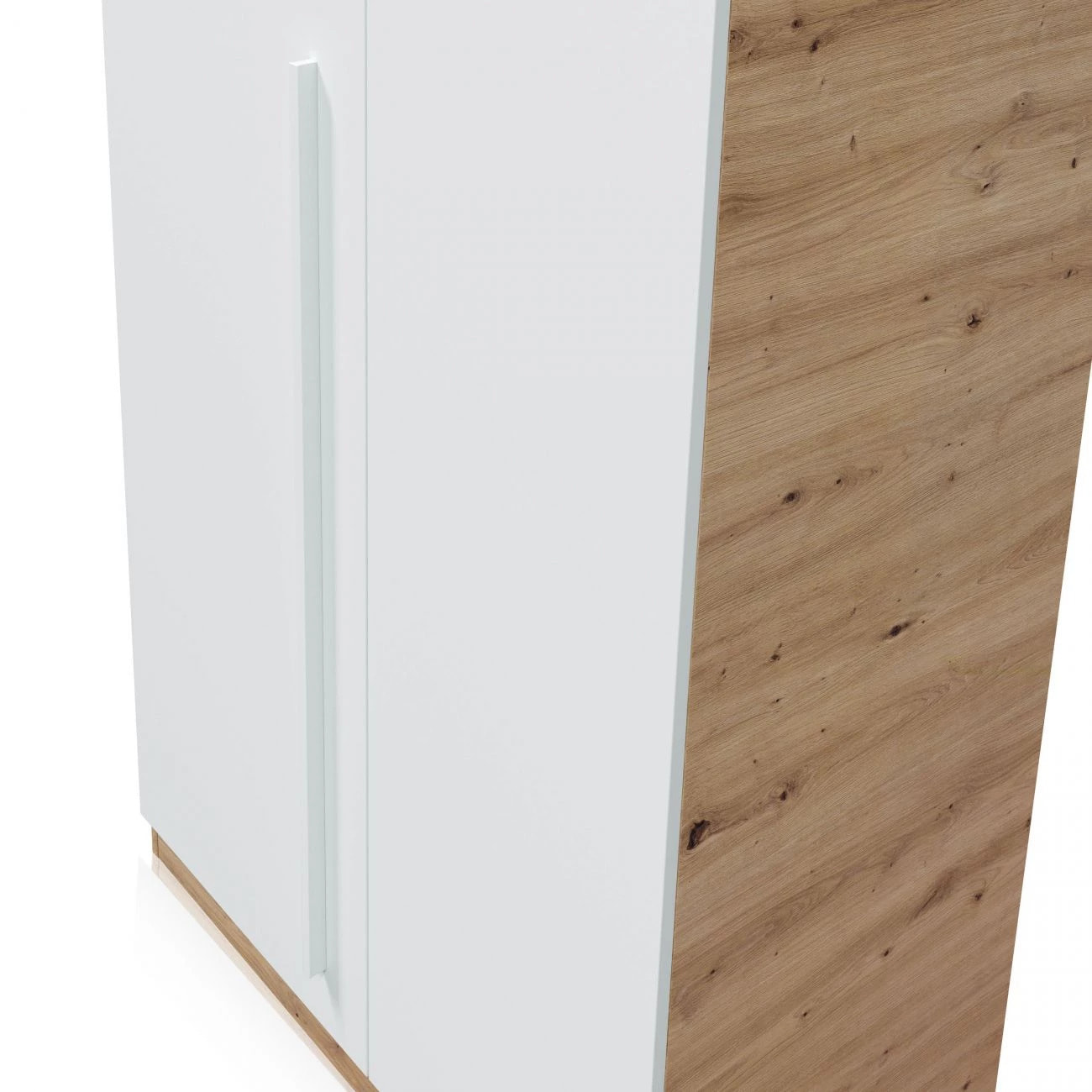 Armario Noa Blanco Artik (Blanco Mate) - Roble Nodi