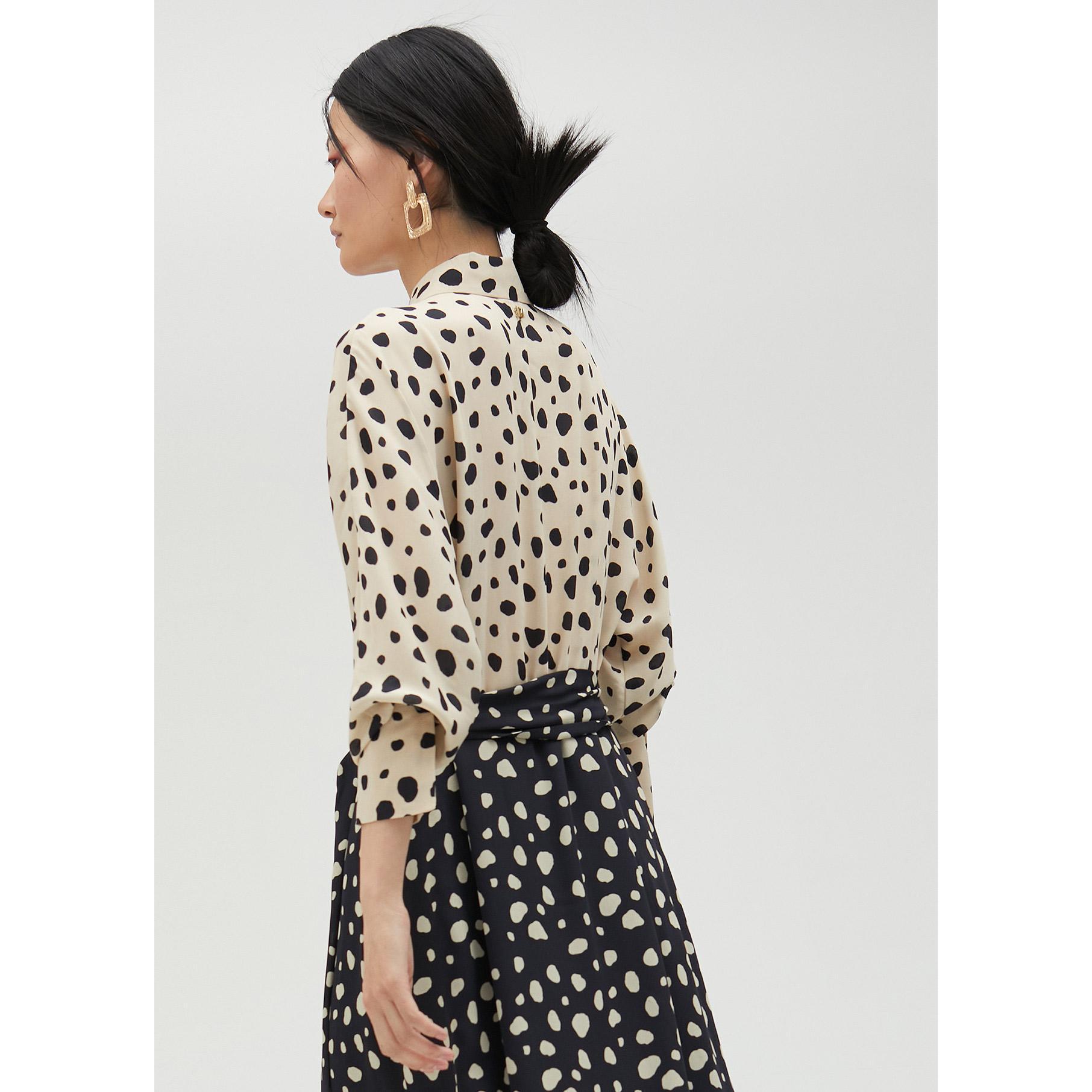 Vestito chemisier a pois