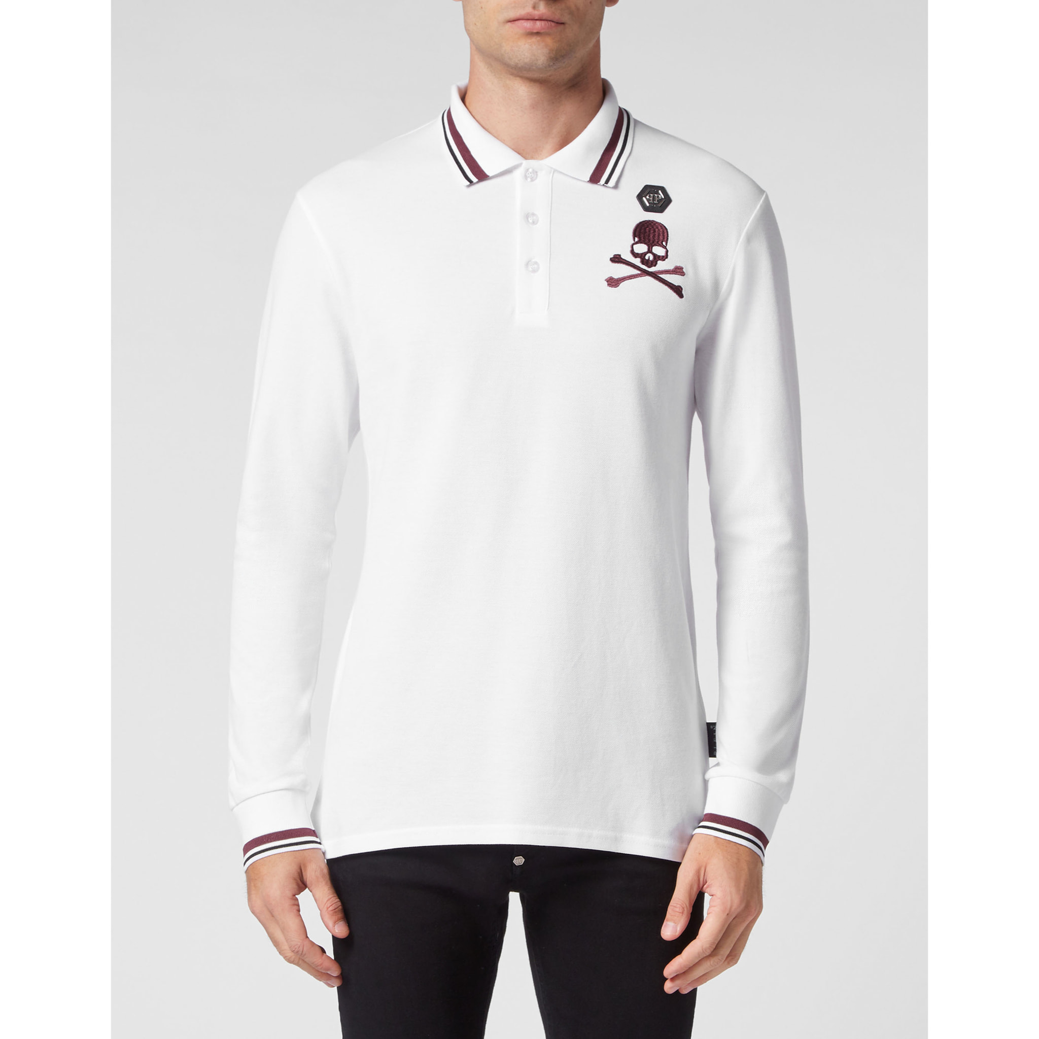 PHILIPP PLEIN T-Shirt Round Neck SKULL&BONES