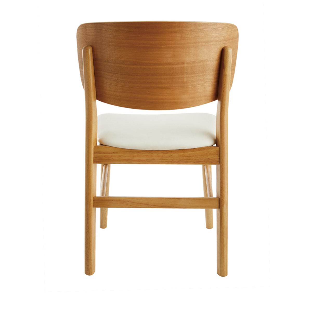 Chaises scandinaves en bois clair et blanc (lot de 2) SHELDON