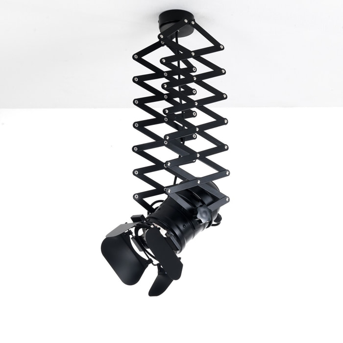 Suspension extensible Tomasucci EXTENSION, en acier et aluminium, noir