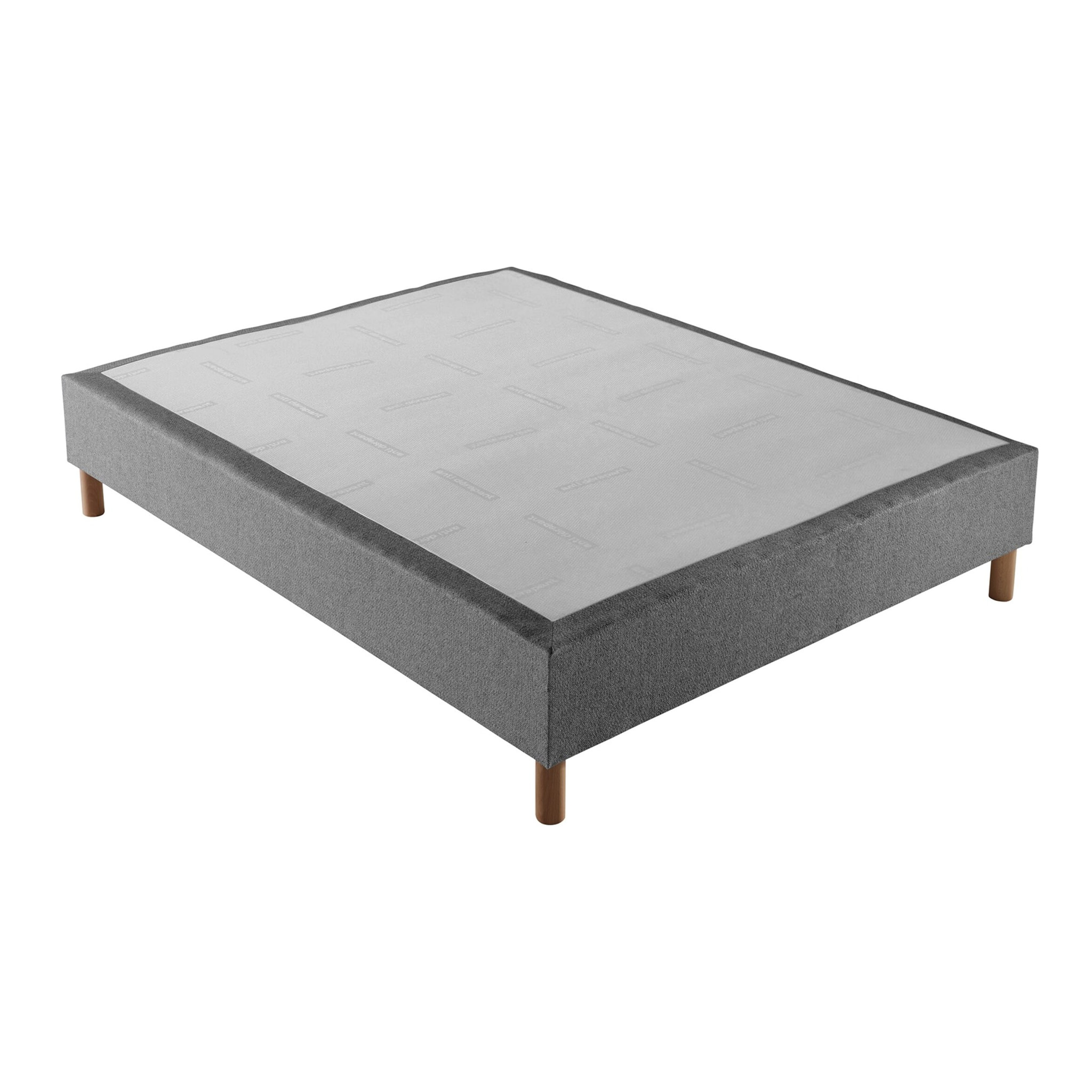 Sommier Boxspring hauteur 26 cm Gris