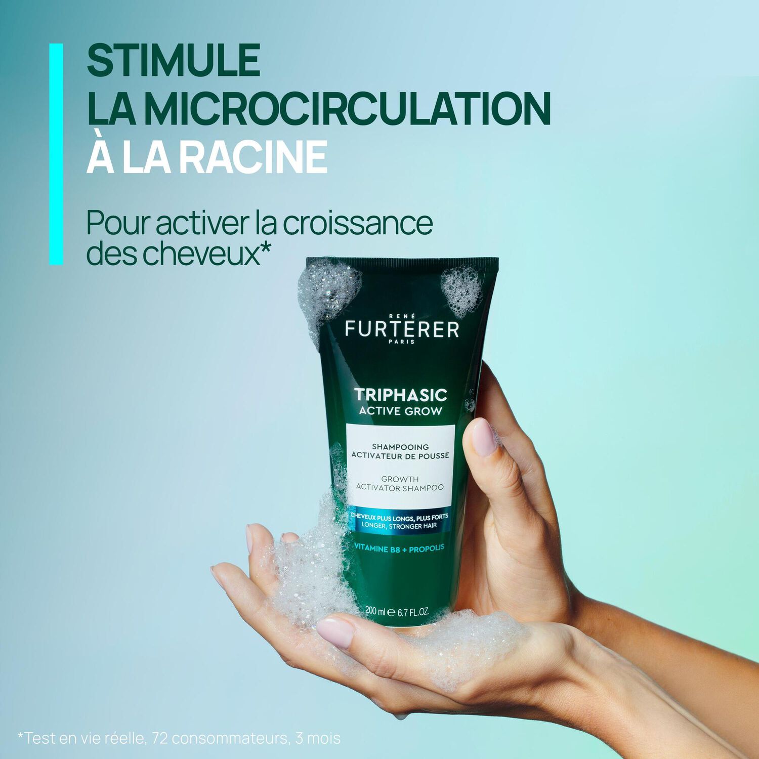 Triphasic Active Grow - Shampooing activateur de pousse