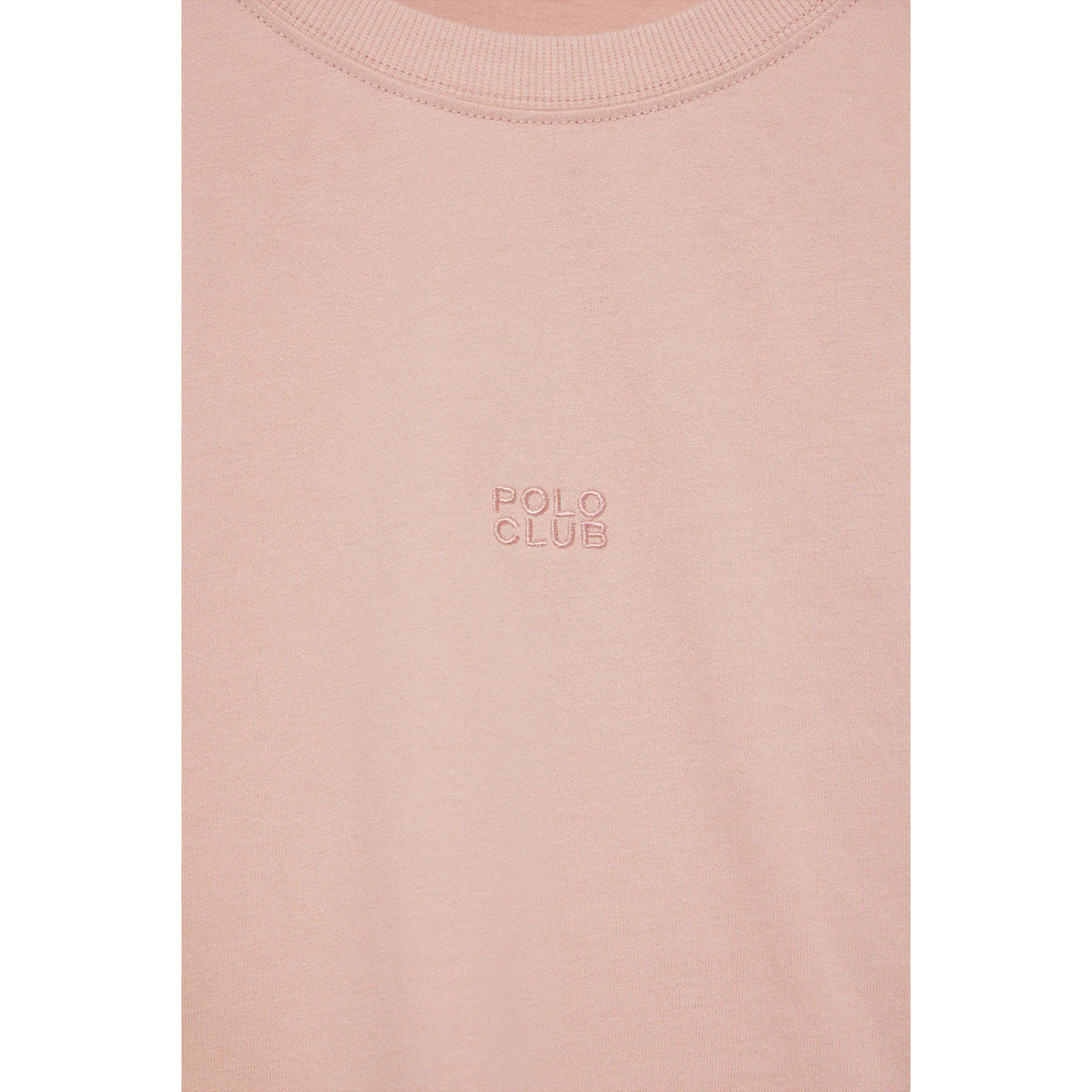 Maglietta color nude Danae con logo ricamato