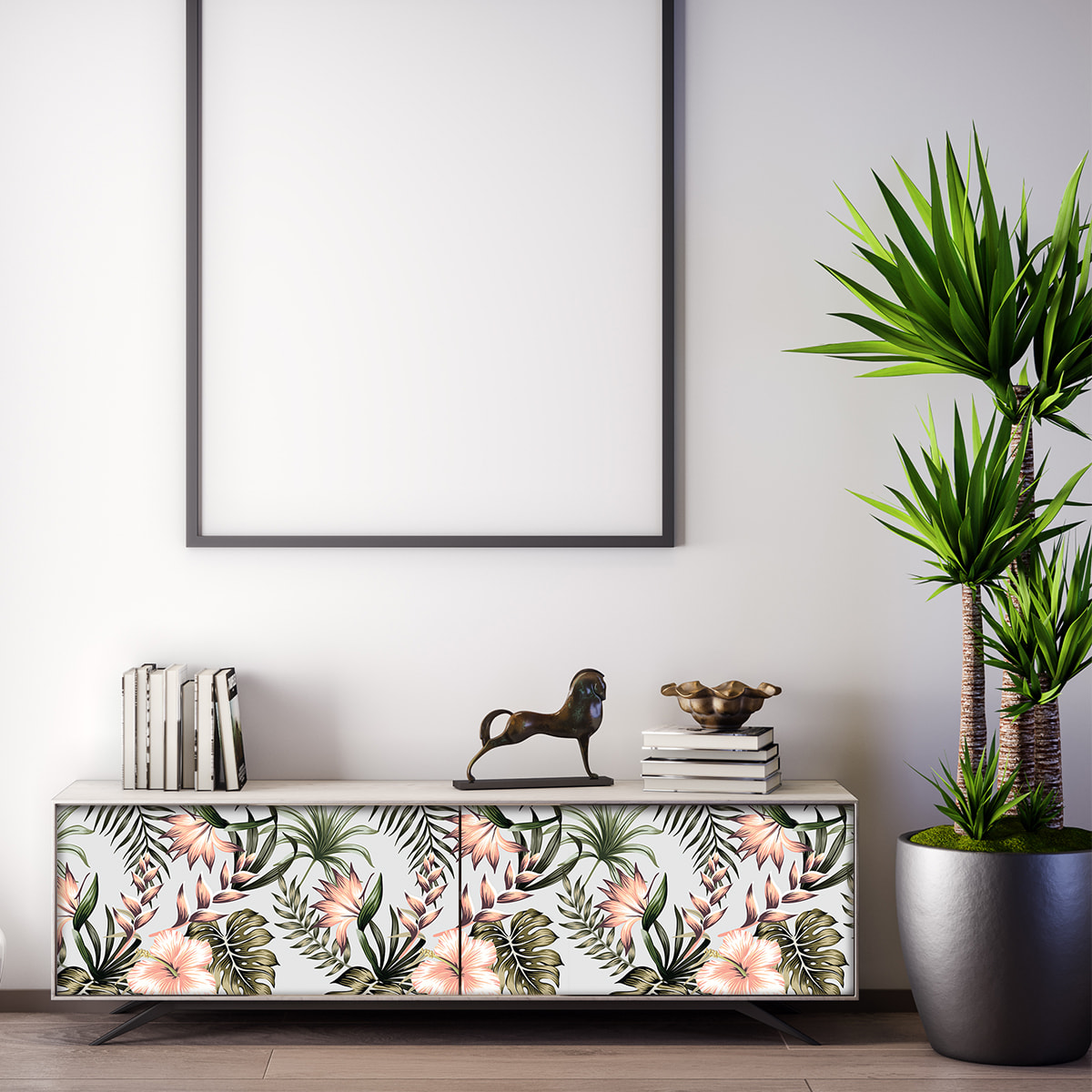 Sticker meuble tropical Cabimas 40 x 60 cm