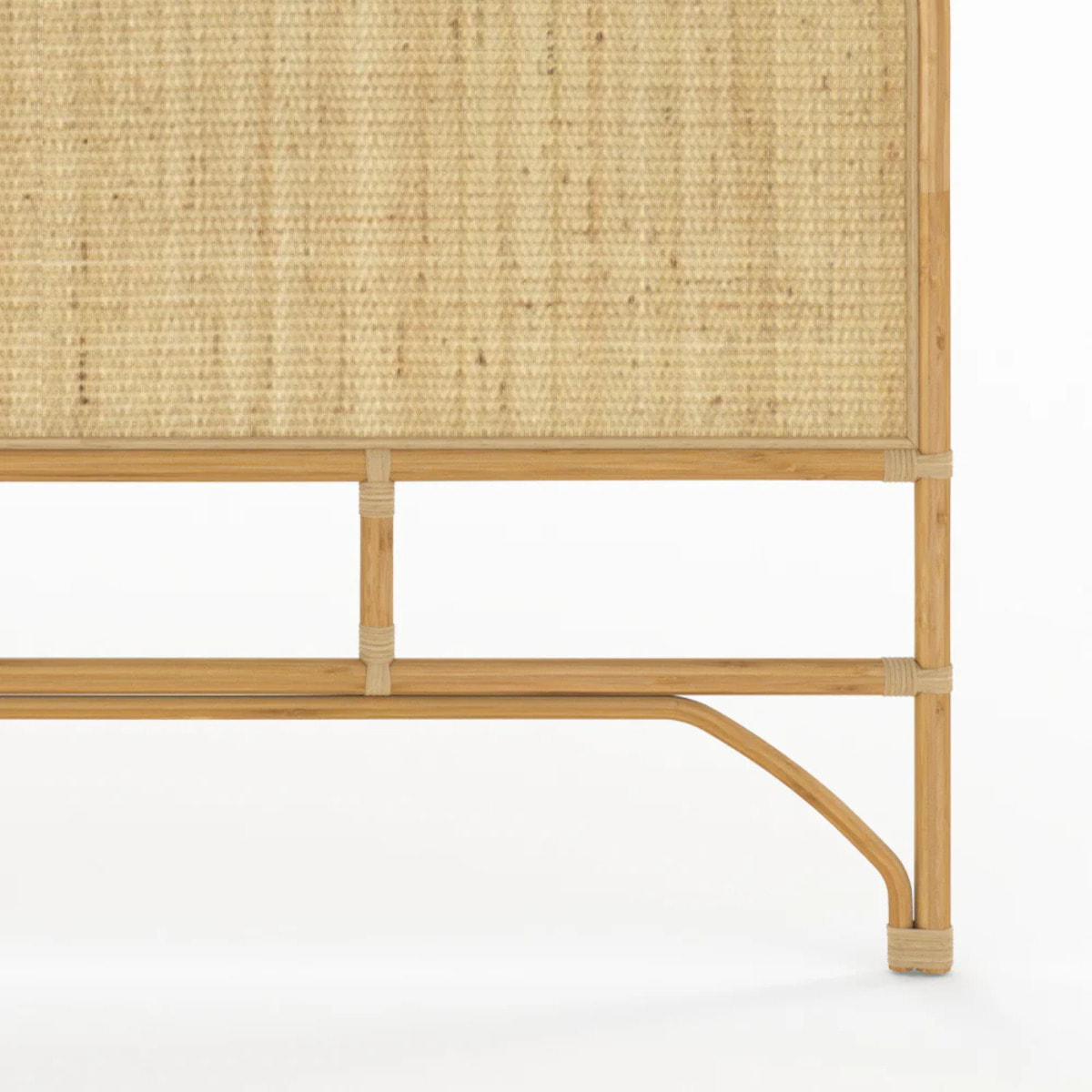 Tête de lit 180 cm en rotin naturel - Grace