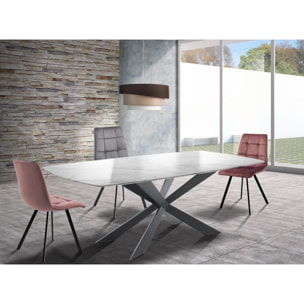 Tomasucci Lot de 4 Chaises TOFFEE PINK Multicolore