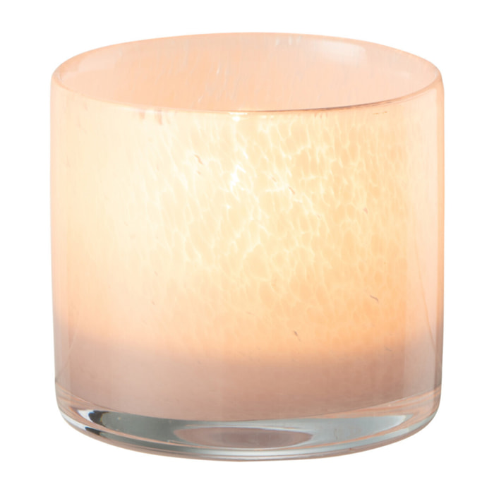 J-Line photophore Jade - verre - rose - small