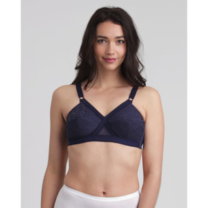 Sujetador sin aros cruzado mágico 556