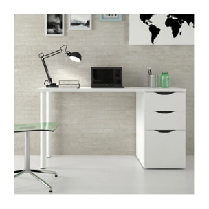 Mesa de escritorio Athena Blanco Artik (Blanco Mate)