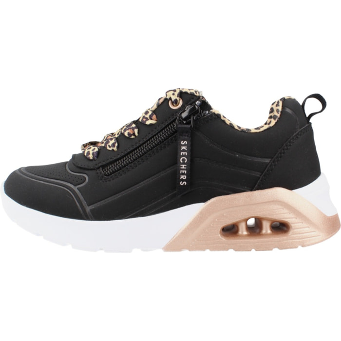Zapatillas Niña Uno Lite 2.0 - Leopard Stride Negro