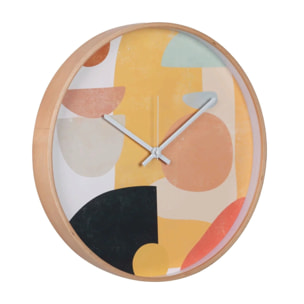 Reloj Pared Metal Natural 40x4,5x40 Cm