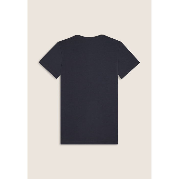 T-shirt Uomo con Banda a Contrasto e Logo FREDDY