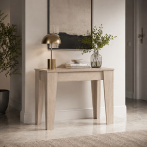 Consolle Allungabile Moderna Tavolo Estensibile Da 54 A 306 cm 6 Allunghe 14 posti Salvaspazio Design Soggiorno Salotto Cucina Ingresso Rovere