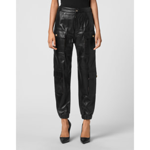 PHILIPP PLEIN Pantalones jogger de cuero