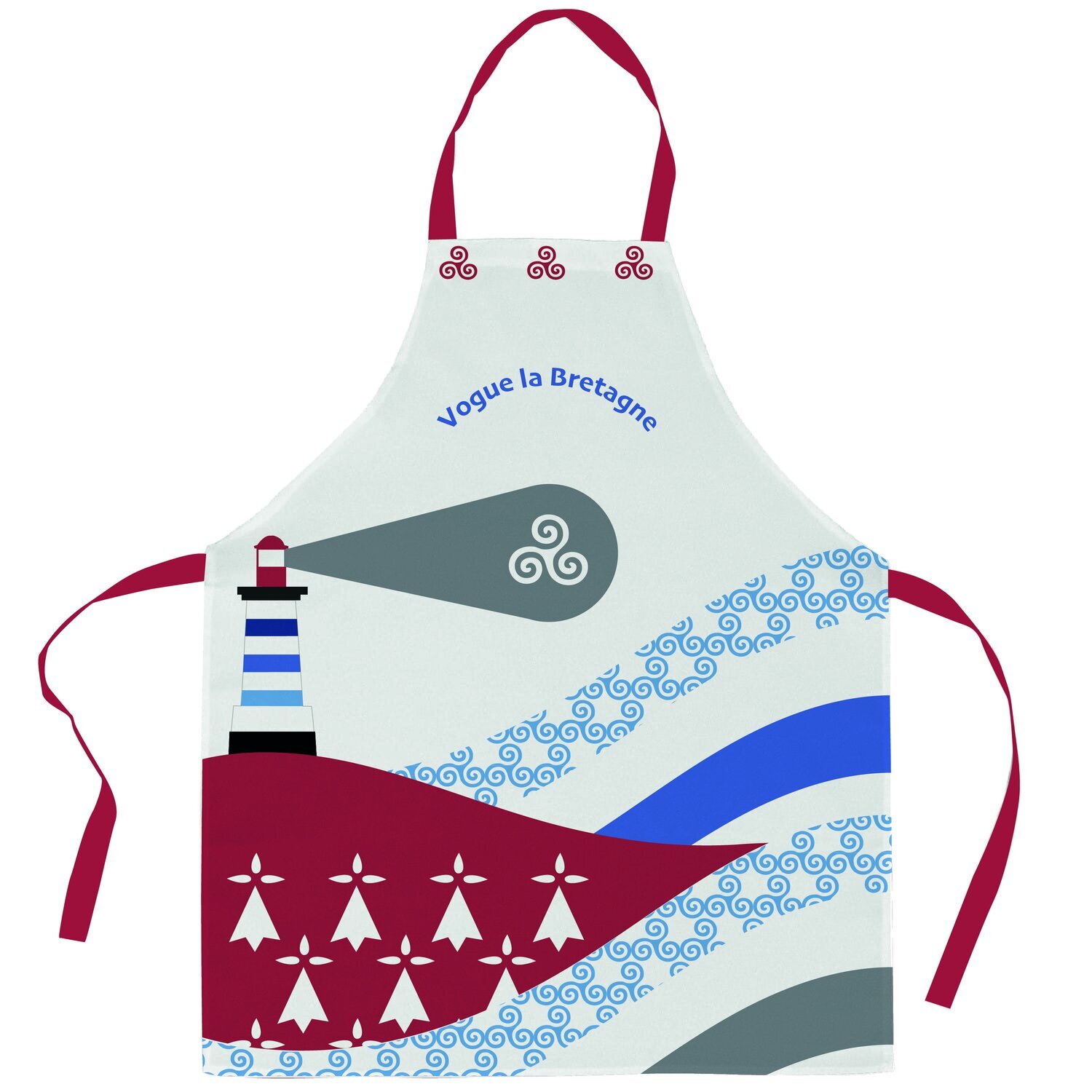 Tablier 72x85cm 100%coton 180g Bretagne