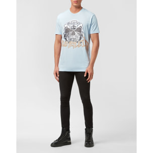 PHILIPP PLEIN T-Shirt Round Neck SKULL