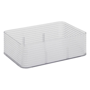 Organisateur "Plastor" 3 compartiments gris 22,5x15,3cm