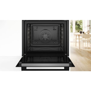 Four encastrable BOSCH HBA372BB4 Air Fry - Pyrolyse, Mode Friture Sans Huile Air Fry, AutoPilot