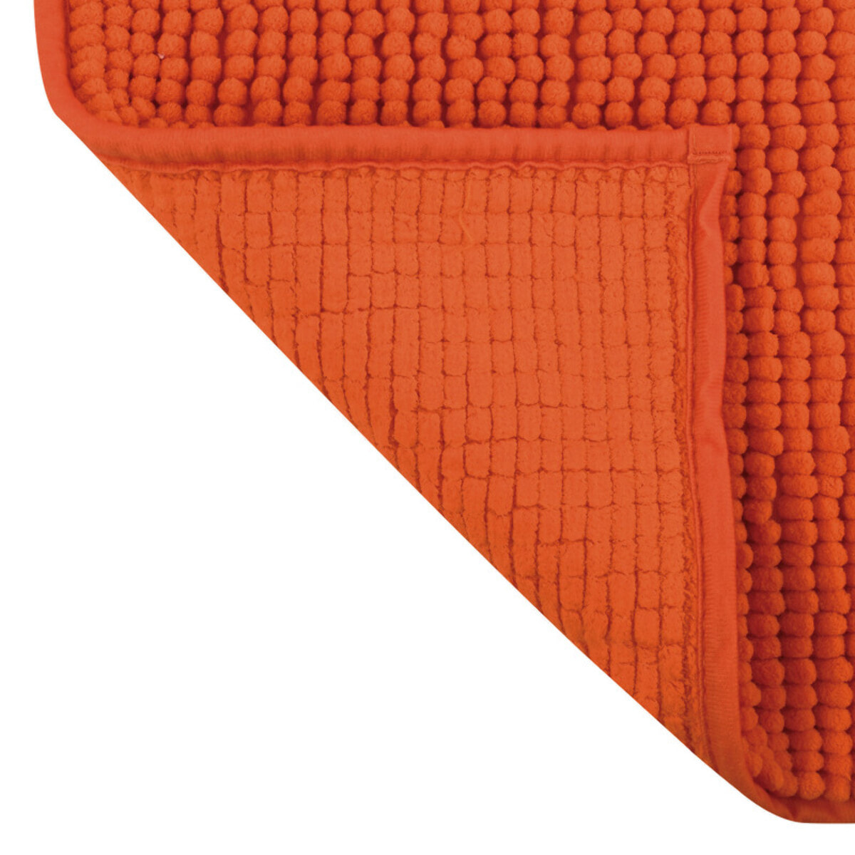 Tapis de bain Microfibre CHENILLE 40x60cm Orange MSV