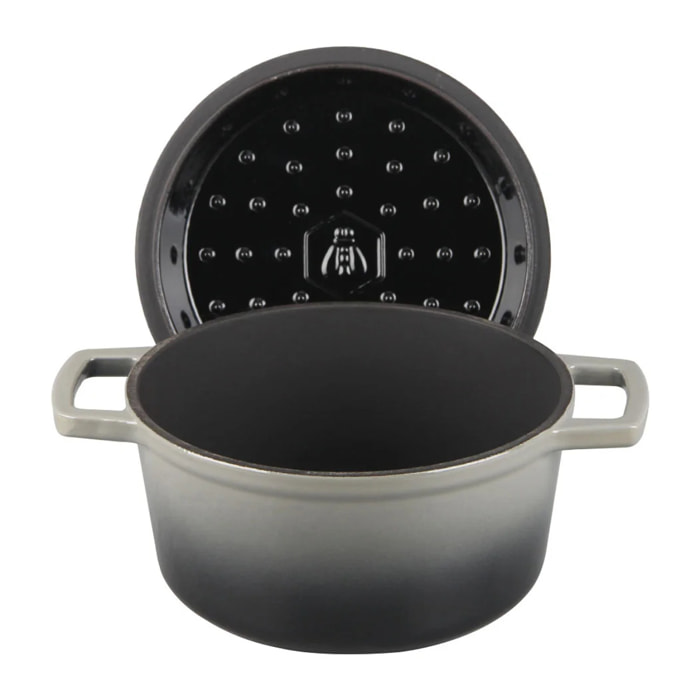 Cocotte ronde en fonte émaillée
