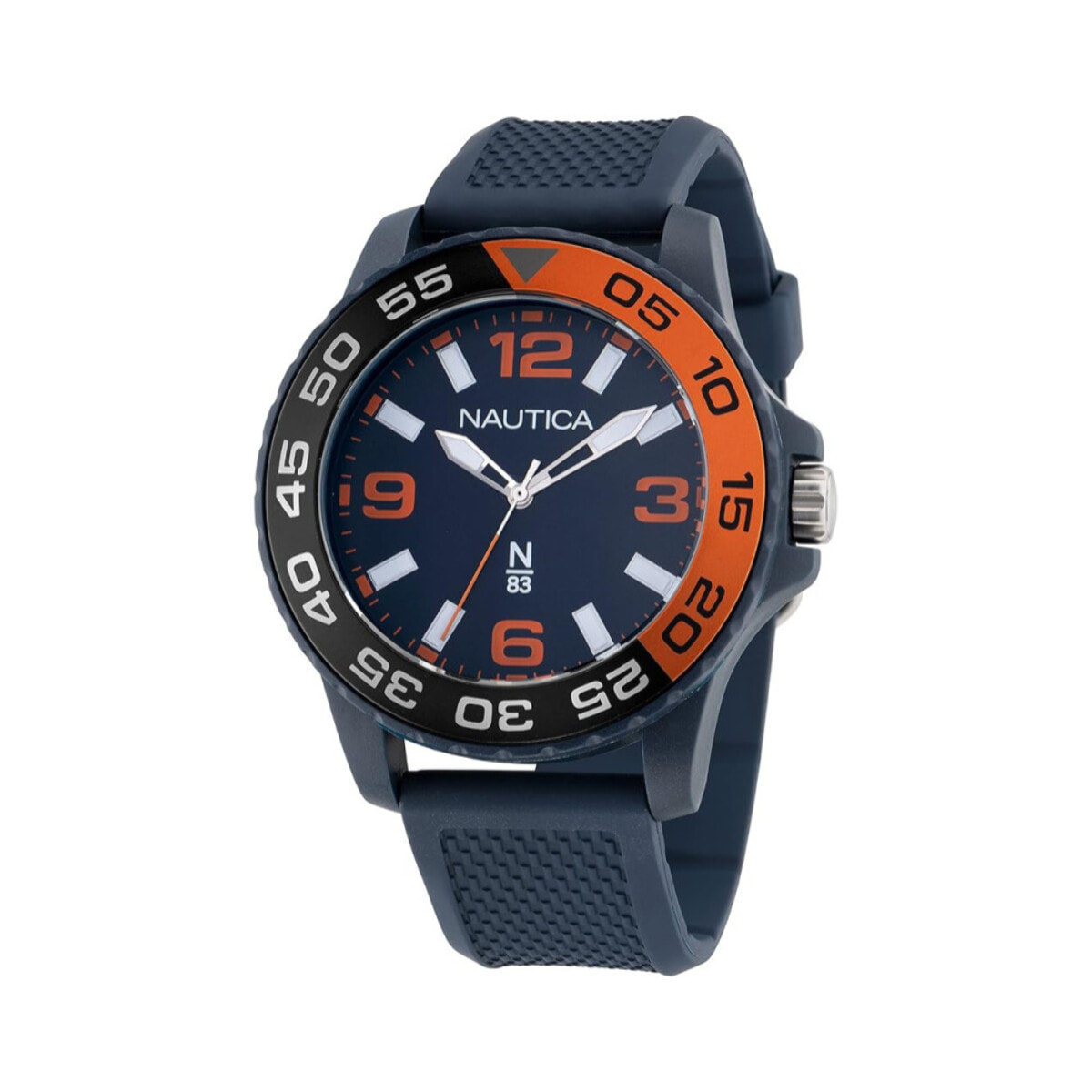 Reloj Nautica NAPFWS302 Hombre Analogico Cuarzo con Correa de Silicona