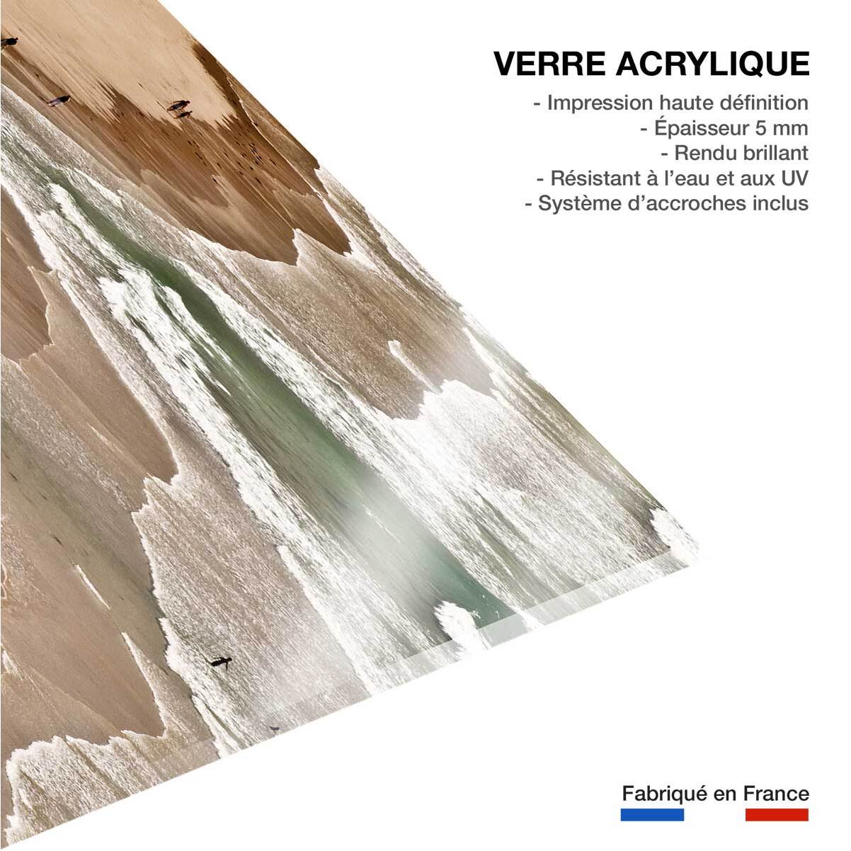 Tableau bonheur vacances à la mer Tableau plexiglas