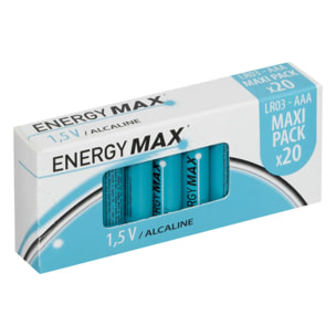 Lot de 20 piles LR03 en