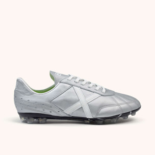 MUNICH ESTADIO AG-23 03 Zapatillas clásicas y planas de piel color plata