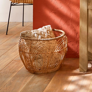 Set de 3 paniers ronds - rotin