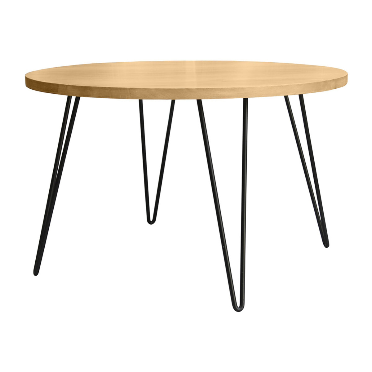 Table à manger ronde en bois manguier massif D116 cm VIBES