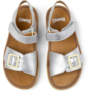 Sandalias - CAMPER Bicho Kids - Gris - Cuero liso