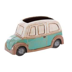 Coche Ceramica Con Macetero 31x11x17 Cm